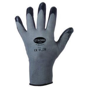 stronghand Gant en tricot fin Datong, nitrile, taille 10, gris - Publicité stronghand Gant en tricot fin Datong, nitrile, taille 10, gris - Publicité