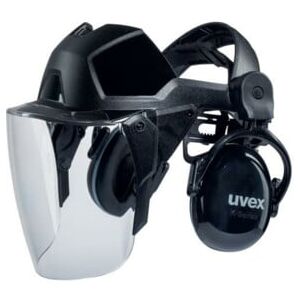 Uvex visor pheos faceguard, incolore, visière en polycarbonate UV400 avec protection auditive (9790212) - Publicité Uvex visor pheos faceguard, incolore, visière en polycarbonate UV400 avec protection auditive (9790212) - Publicité