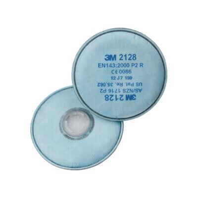 3M Filtre à particules rond avec charbon actif P2R 2128 EN143 réf. 370675/-680/-690 (7000052348) - Publicité 3M Filtre à particules rond avec charbon actif P2R 2128 EN143 réf. 370675/-680/-690 (7000052348) - Publicité