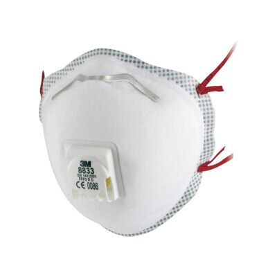 3M Masque de protection respiratoire 8833, FFP3 R D (7100057145) - Publicité 3M Masque de protection respiratoire 8833, FFP3 R D (7100057145) - Publicité