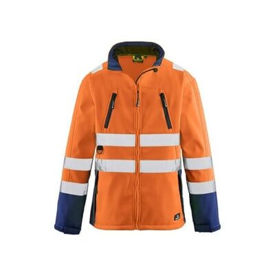 4 Protect Veste Pittsburgh, Softshell orange fluo/navy, T. 2XL ; BIG (3471/2XL) - Publicité 4 Protect Veste Pittsburgh, Softshell orange fluo/navy, T. 2XL ; BIG (3471/2XL) - Publicité