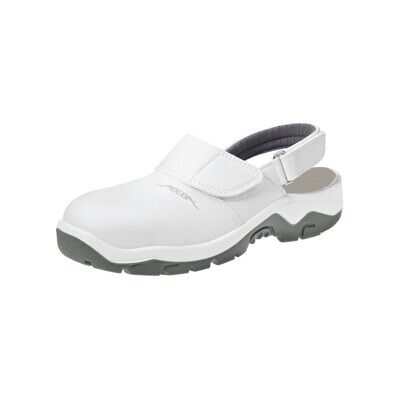 ABEBA Chaussures de sécurité, sabots blanc/gris 2120, SB, Pointure UE: 41 (092953 41) - Publicité ABEBA Chaussures de sécurité, sabots blanc/gris 2120, SB, Pointure UE: 41 (092953 41) - Publicité