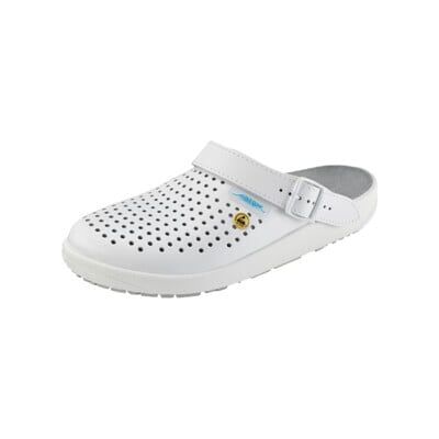 ABEBA Chaussures professionnelles, sabots blancs 5300, OB, Pointure UE: 39 (5300 GR.39) - Publicité ABEBA Chaussures professionnelles, sabots blancs 5300, OB, Pointure UE: 39 (5300 GR.39) - Publicité