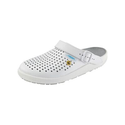 ABEBA Chaussures professionnelles, sabots blancs 5300, OB, Pointure UE: 40 (5300 GR.40) - Publicité ABEBA Chaussures professionnelles, sabots blancs 5300, OB, Pointure UE: 40 (5300 GR.40) - Publicité