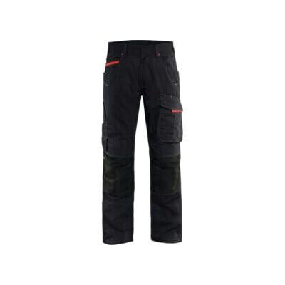 Blakläder Pantalon de maintenance Service Plus, Noir / rouge, Taille de confection DE: 50 (149513309956C50) - Publicité Blakläder Pantalon de maintenance Service Plus, Noir / rouge, Taille de confection DE: 50 (149513309956C50) - Publicité