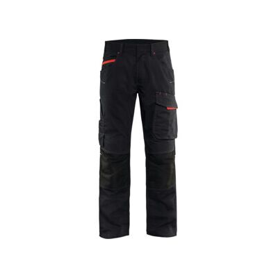 Blakläder Pantalon de maintenance Service Plus, Noir / rouge, Taille de confection DE: 58 (149513309956C58) - Publicité Blakläder Pantalon de maintenance Service Plus, Noir / rouge, Taille de confection DE: 58 (149513309956C58) - Publicité