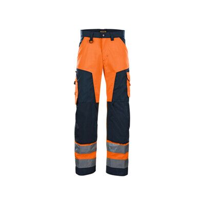 Blakläder Pantalon de signalisation, orange / bleu marine, Taille de confection DE: 52 (156618115389C52) - Publicité Blakläder Pantalon de signalisation, orange / bleu marine, Taille de confection DE: 52 (156618115389C52) - Publicité