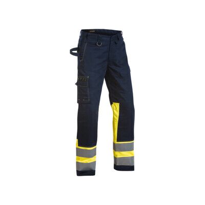 Blakläder Pantalon multinorme, bleu marine / jaune, Taille de confection DE: 52 (147815148933C52) - Publicité Blakläder Pantalon multinorme, bleu marine / jaune, Taille de confection DE: 52 (147815148933C52) - Publicité