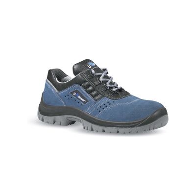 Chaussure de sécurité Boss T. 46 bleu/noir cuir velours S1P SRC EN ISO 20345 U-P ; U-POWER (BC2030546) - Publicité Chaussure de sécurité Boss T. 46 bleu/noir cuir velours S1P SRC EN ISO 20345 U-P ; U-POWER (BC2030546) - Publicité