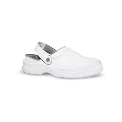 Chaussure de sécurité Clog Surge T. 40 blanc microfibres SB E A FO SRC EN ISO 20 ; U-POWER (UW6004140) - Publicité Chaussure de sécurité Clog Surge T. 40 blanc microfibres SB E A FO SRC EN ISO 20 ; U-POWER (UW6004140) - Publicité