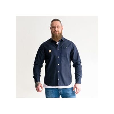 Chemise en toile canvas STIER Heavy Work, Couleur Bleu foncé, Taille L, coton organique (906724) - Publicité Chemise en toile canvas STIER Heavy Work, Couleur Bleu foncé, Taille L, coton organique (906724) - Publicité