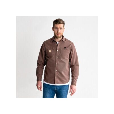 Chemise en toile canvas STIER Heavy Work, Couleur Marron, Taille M, coton organique (906713) - Publicité Chemise en toile canvas STIER Heavy Work, Couleur Marron, Taille M, coton organique (906713) - Publicité