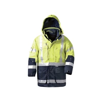 Elysee Parka de sécurité Jekyll, T. 3XL, jaune/bleu - Publicité Elysee Parka de sécurité Jekyll, T. 3XL, jaune/bleu - Publicité
