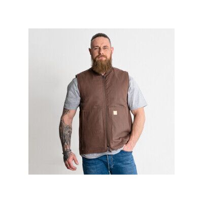 Gilet matelassé STIER Heavy Work, Couleur Marron, Taille M, coton organique (906708) - Publicité Gilet matelassé STIER Heavy Work, Couleur Marron, Taille M, coton organique (906708) - Publicité