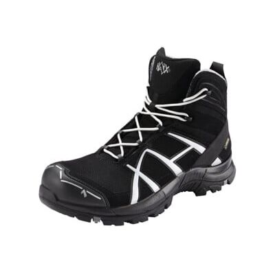 Haix Chaussures hautesà lacets noires/argent Black Eagle Safety 40 Mid ESD, S3, Pointure UE: 42 (610019 GR. 42) - Publicité Haix Chaussures hautesà lacets noires/argent Black Eagle Safety 40 Mid ESD, S3, Pointure UE: 42 (610019 GR. 42) - Publicité
