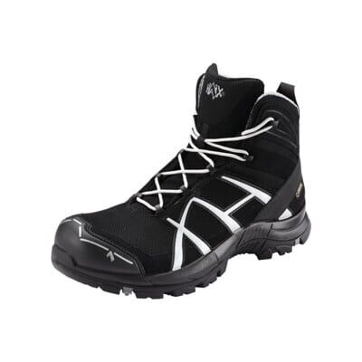 Haix Chaussures hautesà lacets noires/argent Black Eagle Safety 40 Mid ESD, S3, Pointure UE: 48 (610019 GR. 48) - Publicité Haix Chaussures hautesà lacets noires/argent Black Eagle Safety 40 Mid ESD, S3, Pointure UE: 48 (610019 GR. 48) - Publicité