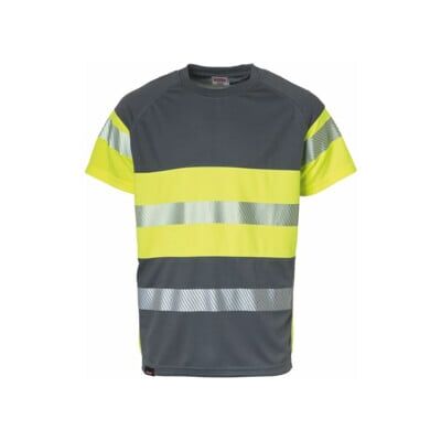HOLEX T-shirt de signalisation, Gris / jaune, Taille unisexe: L (091656 L) - Publicité HOLEX T-shirt de signalisation, Gris / jaune, Taille unisexe: L (091656 L) - Publicité