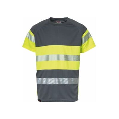HOLEX T-shirt de signalisation, Gris / jaune, Taille unisexe: XS (091656 XS) - Publicité HOLEX T-shirt de signalisation, Gris / jaune, Taille unisexe: XS (091656 XS) - Publicité