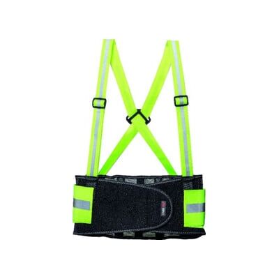 Ceinture de soutien dorsal Kneetek - Haute visibilité, Réglable, Respirante - Publicité Ceinture de soutien dorsal Kneetek - Haute visibilité, Réglable, Respirante - Publicité