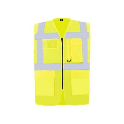 Korntex Gilet de sécurité Hamburg jaune T. XL (KXCMFG/Gr.XL) - Publicité Korntex Gilet de sécurité Hamburg jaune T. XL (KXCMFG/Gr.XL) - Publicité
