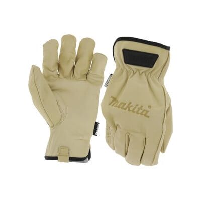 Makita Gants de travail en cuir Taille 9 (L) (P-84632) - Publicité Makita Gants de travail en cuir Taille 9 (L) (P-84632) - Publicité