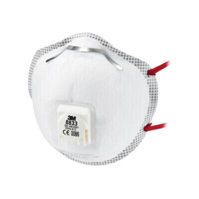 Masque de protection respiratoire 3M FFP3 NRD 10 pièces (8833) - Publicité Masque de protection respiratoire 3M FFP3 NRD 10 pièces (8833) - Publicité