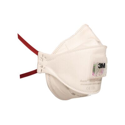 Masque de protection respiratoire 9332+Gen3SV EN 149:2001+A1:2009 FFP3 NRD avec valve expiratoire/KT ; 3M (7100138357) - Publicité Masque de protection respiratoire 9332+Gen3SV EN 149:2001+A1:2009 FFP3 NRD avec valve expiratoire/KT ; 3M (7100138357) - Publicité