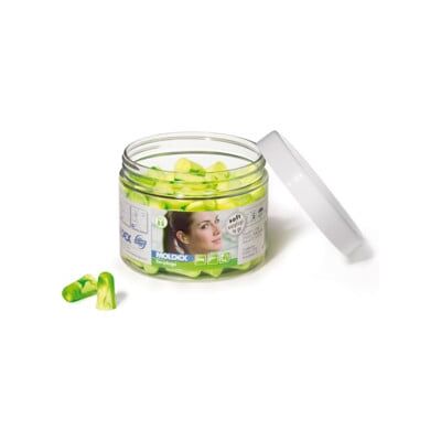 Moldex Bouchons d'oreille jetables Pura-Fit, 50 paires en boîte plastique SNR 36 dB (7705) - Publicité Moldex Bouchons d'oreille jetables Pura-Fit, 50 paires en boîte plastique SNR 36 dB (7705) - Publicité