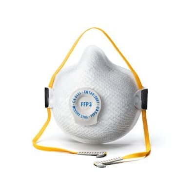 MOLDEX Masque de protection respiratoire 3705, valve d'air, FFP3 R D (370501) - Publicité MOLDEX Masque de protection respiratoire 3705, valve d'air, FFP3 R D (370501) - Publicité