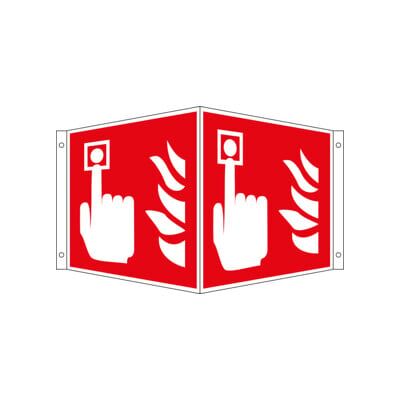 Panneau angulaire de protection contre l'incendie Eichner Téléphone de détection d'incendie (9225-13715-015) - Publicité Panneau angulaire de protection contre l'incendie Eichner Téléphone de détection d'incendie (9225-13715-015) - Publicité