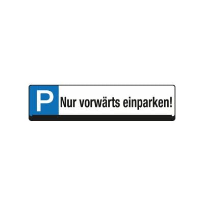 Panneau de réservation de place de stationnement Eichner, se garer en marche avant uniquement (9219-00279) - Publicité Panneau de réservation de place de stationnement Eichner, se garer en marche avant uniquement (9219-00279) - Publicité