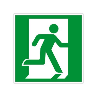 Panneau de signalisation Eichner Chemin de fuite sortie de secours 20 x 20 cm PVC (9225-14061-020) - Publicité Panneau de signalisation Eichner Chemin de fuite sortie de secours 20 x 20 cm PVC (9225-14061-020) - Publicité