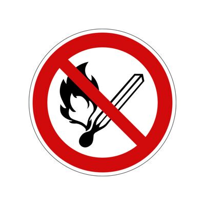 Panneau d'interdiction Eichner Feu, lumière nue et fumer interdits (9225-10030-010) - Publicité Panneau d'interdiction Eichner Feu, lumière nue et fumer interdits (9225-10030-010) - Publicité