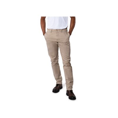 Pantalon chino STIER, Couleur Beige, Taille 30/32, coton organique (905917) - Publicité Pantalon chino STIER, Couleur Beige, Taille 30/32, coton organique (905917) - Publicité