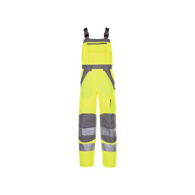 PLANAM Salopette de signalisation Plaline, jaune / zinc, Taille de confection DE : 54 (5621 54) - Publicité PLANAM Salopette de signalisation Plaline, jaune / zinc, Taille de confection DE : 54 (5621 54) - Publicité
