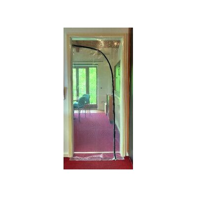 Porte de protection anti-poussière 1,2 × 2,2 m avec fermeture éclair, ruban adhésif ; Böck (4260369378677) - Publicité Porte de protection anti-poussière 1,2 × 2,2 m avec fermeture éclair, ruban adhésif ; Böck (4260369378677) - Publicité