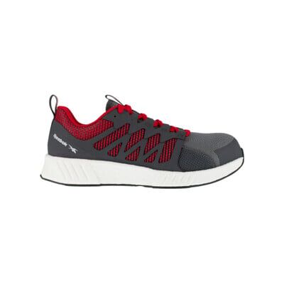 Reebok Chaussure basse Fusion Flexweave Work, S1P, 46 gris/rouge/blanc T46 (IB1070S1P-46) - Publicité Reebok Chaussure basse Fusion Flexweave Work, S1P, 46 gris/rouge/blanc T46 (IB1070S1P-46) - Publicité