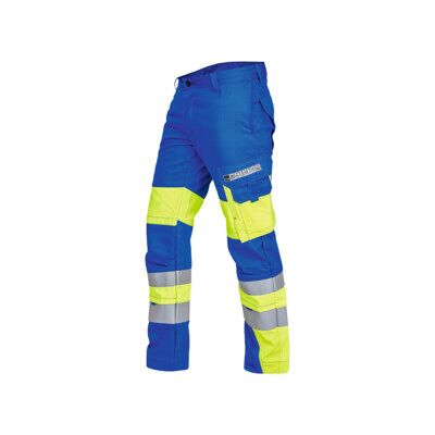 ROFA Pantalon multinorme VIS-LINE, bleu bleuet / jaune, taille DE : 94 (2652354-481-94) - Publicité ROFA Pantalon multinorme VIS-LINE, bleu bleuet / jaune, taille DE : 94 (2652354-481-94) - Publicité