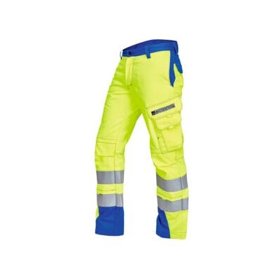 ROFA Pantalon multinorme VIS-LINE, jaune / bleu bleuet, Taille de confection DE: 48 (2652351-235-48) - Publicité ROFA Pantalon multinorme VIS-LINE, jaune / bleu bleuet, Taille de confection DE: 48 (2652351-235-48) - Publicité