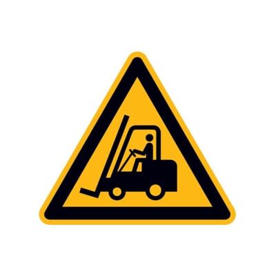 SafetyMarking Panneau de signalisation film SL 200 mm Avertissement engins de manutention ; wolk (21.A8232) - Publicité SafetyMarking Panneau de signalisation film SL 200 mm Avertissement engins de manutention ; wolk (21.A8232) - Publicité