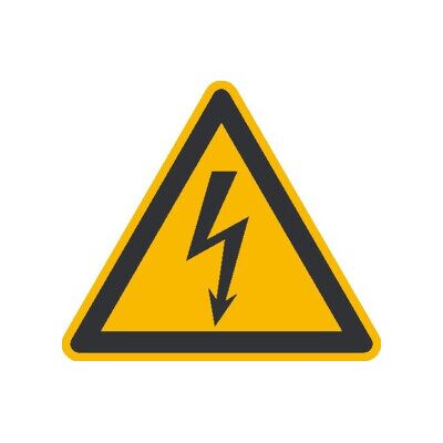 NoName - Rouleau de panneau d'avertissement électrique 100mm - Normes de sécurité - Publicité NoName - Rouleau de panneau d'avertissement électrique 100mm - Normes de sécurité - Publicité