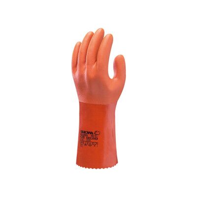SHOWA Gants 620 Taille M (620 EU M/Orange) - Publicité SHOWA Gants 620 Taille M (620 EU M/Orange) - Publicité
