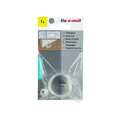 Fix-o-moll Arrêt de porte - 33/38xH30 - Transparent - Publicité Fix-o-moll Arrêt de porte - 33/38xH30 - Transparent - Publicité