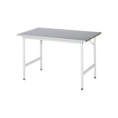 Table de travail réglable RAU - 800-850mm, 1250x800mm, Acier, Gris clair - Publicité Table de travail réglable RAU - 800-850mm, 1250x800mm, Acier, Gris clair - Publicité