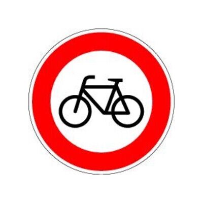 VKZ.254 Ronde 600mm Interdiction aux cyclistes RAL-Gütezeichen film RA2 ; ADCO (4251783606170) - Publicité VKZ.254 Ronde 600mm Interdiction aux cyclistes RAL-Gütezeichen film RA2 ; ADCO (4251783606170) - Publicité