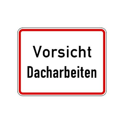 Warn- und Hinweißchild 19, 650x500mm Vorsicht Dacharbeiten RAL-Gütezeichen Folie RA2 ; ADCO (4251783606835) - Publicité Warn- und Hinweißchild 19, 650x500mm Vorsicht Dacharbeiten RAL-Gütezeichen Folie RA2 ; ADCO (4251783606835) - Publicité