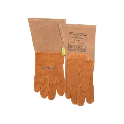 WELDAS Gants de soudeur (Argon) n° 10-1003, taille M, cuir de porc (1 paire) (10-1003M) - Publicité WELDAS Gants de soudeur (Argon) n° 10-1003, taille M, cuir de porc (1 paire) (10-1003M) - Publicité