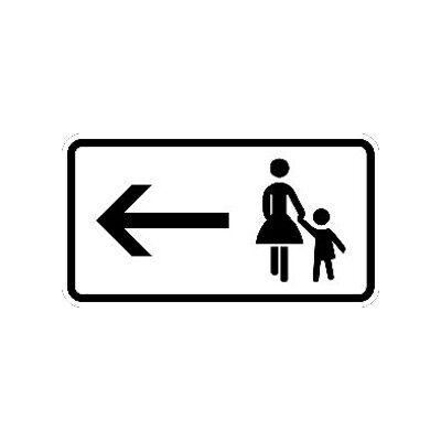 Zusatzschild 1000-12, 330x600mm Garder la gauche piétons RAL-Gütezeichen Folie RA1 ; ADCO (4251783600079) - Publicité Zusatzschild 1000-12, 330x600mm Garder la gauche piétons RAL-Gütezeichen Folie RA1 ; ADCO (4251783600079) - Publicité