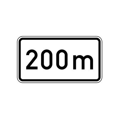 Zusatzschild 1004, 231x420mm Texte : 200m RAL Marque de qualité Film RA1 ; ADCO (4251783604176) - Publicité Zusatzschild 1004, 231x420mm Texte : 200m RAL Marque de qualité Film RA1 ; ADCO (4251783604176) - Publicité