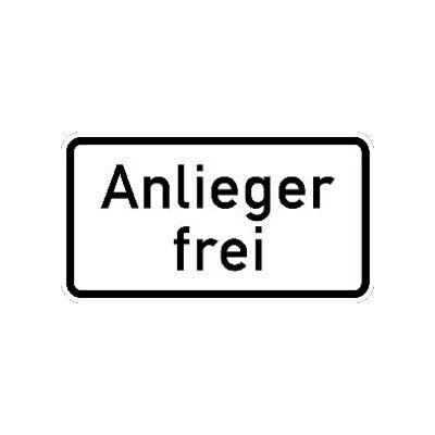 Zusatzschild 1020-30, 330x600mm Anlieger frei RAL-Gütezeichen Folie RA1 ; ADCO (4251783600963) - Publicité Zusatzschild 1020-30, 330x600mm Anlieger frei RAL-Gütezeichen Folie RA1 ; ADCO (4251783600963) - Publicité